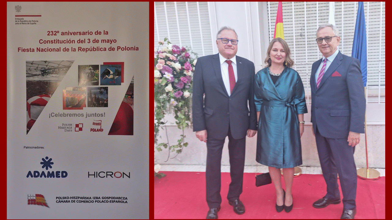 zdj 3 maja Obchody 232. rocznicy uchwalenia Konstytucji 3 maja w Ambasadzie RP w Madrycie